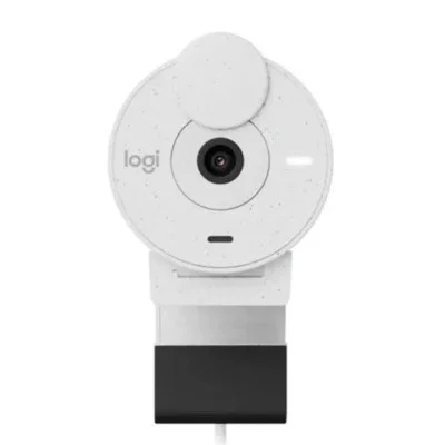 Logitech Brio 300 1080P Usb-C Webcam With Privacy Shutter - Off White